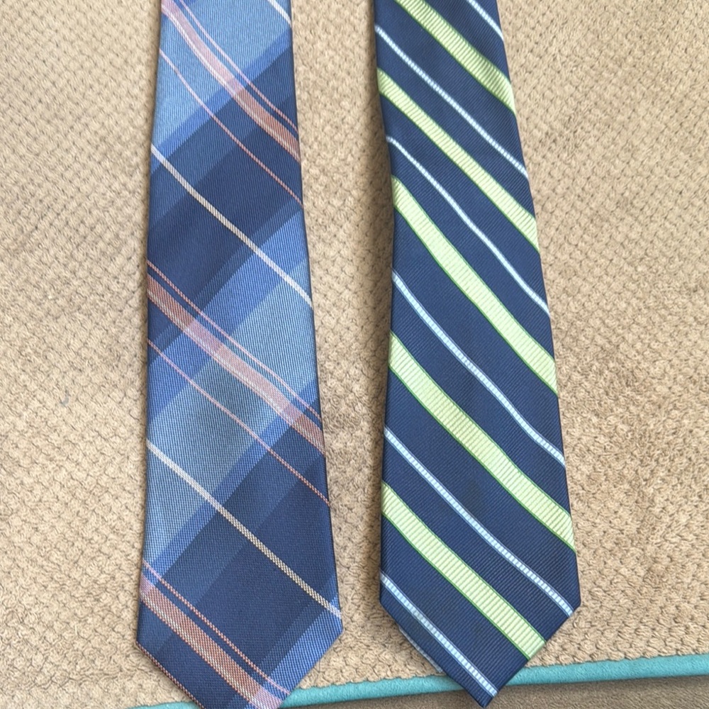 Merona Silk Ties in Blue and Green